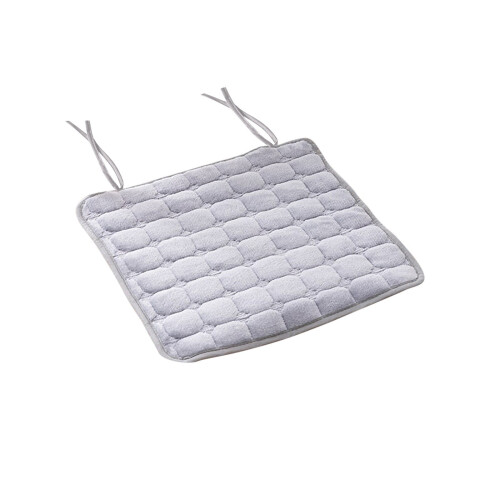 Cuscino sottile per sedia con lacci, 40x40 cm.