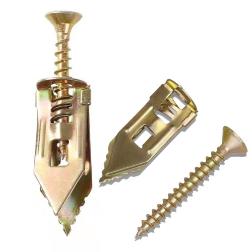 Self-Drilling Drywall Anchors with Screws 12-Pack