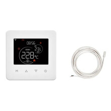 Tuya WiFi Termostat Rumstemperaturregulator Vatten/El Golvvärme Gaspanna Appkontroll för Alexa C