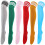 Knee High Socks Polyester Stripes 3 Pairs 24in One Size 2