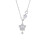 Collana a stella in argento sterling da donna con zirconi, 1