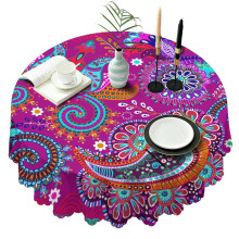 Nappe ronde Ă motif cachemire vintage floral 152 cm (60 pouces)