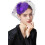 Chapeau bibi style vintage, chapeau pillbox, coiffe de cocktail avec 1
