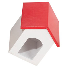 Miniatur-Hund aus Holz, Puppenhaus-Accessoire für Kinder