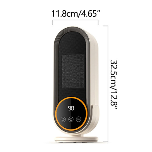 Mini Portable Electric Space Heater with Remote and Timer 2