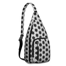 Sportlicher Sling-Rucksack, wasserabweisende Brusttasche 1