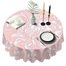 Nappe ronde Ă motif cachemire 152 cm (60 pouces) style floral vintage