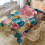 Nappe rectangulaire à fleurs 3D 140 x 80 cm 1
