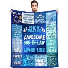 Coperta regalo per il genero, 60x50 pollici