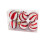 Christmas Tree Balls Electroplated Red White 6 pcs 8
