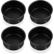 Moule à gâteau antiadhésif rond de 15 cm (6 pouces), 2 pièces, en acier inoxydable