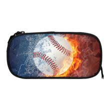 Trousse à crayons de baseball avec compartiments zippés1