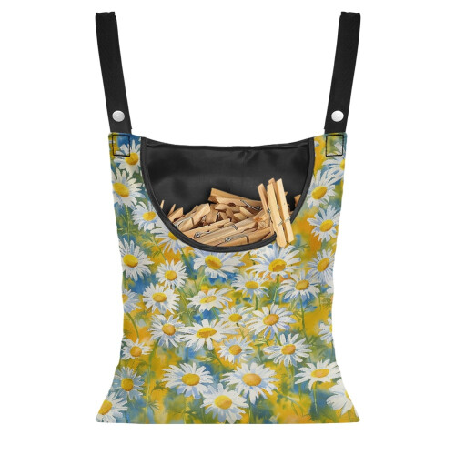 Borsa porta mollette da bucato Daisy, resistente e riutilizzabile