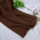 Couverture en flanelle marron uni 50 x 70 cm 1
