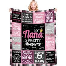 Coperta di compleanno Abuelita per la nonna, 60x80 pollici
