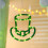 LED St. Patrick's Day lichtbuis groene hoed 18,5 inch 1