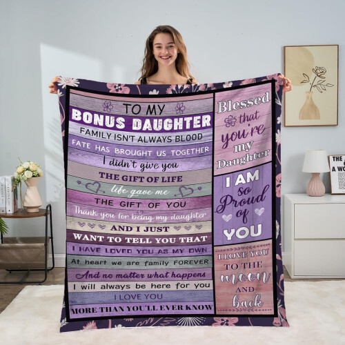 Flanellfilt 120x150 cm för dotter
