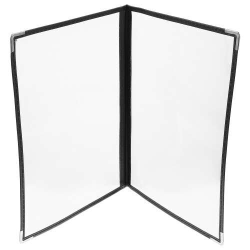 Transparent PVC Menu Cover 1 Piece