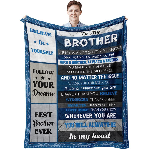Bruderdecke 50x60 Zoll Geburtstags- oder Abschlussgeschenk