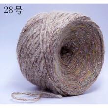Fil doux et brillant multicolore 50g pour tricot, crochet et tissage