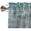 Abstract Turquoise Grey Curtains 3 pcs Rod Pocket 5