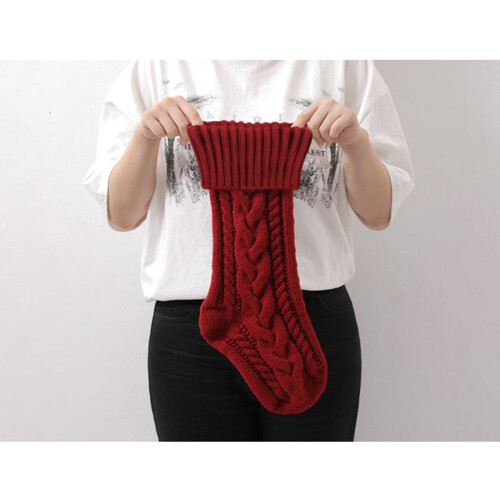 Kerstkousen effen, geborduurd, 18 inch 2