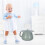 MLINS Urinal Basin Potty with Lid 1 Set 4