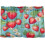 Red Strawberry Fruit Cartoon Kitchen Curtains 36 Inch Short 1