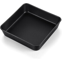 Moule carré de 15 cm (6 pouces) avec âme en acier inoxydable et revêtement antiadhésif