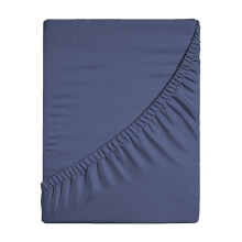 Drap-housse bleu marine King à poches profondes 78,74 x 70,86 x 11,81 pouces