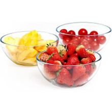 Bols à dessert en verre de 12,5 cm (5 pouces) compatibles avec le four à micro-ondes