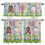 Easter Kitchen Curtains and Valances Set Brown White Bunny 1