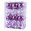Christmas Tree Ornaments Set Purple Clear Glitter 24 pcs 2