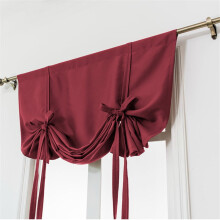 Rideaux romains rouges thermiques isolants 80 x 120 cm
