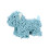 Serviette chenille douce et absorbante en microfibre verte 1