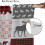 Moose Bear Curtains Grey Red Plaid 84x84 in 6