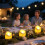 LED Candle Lights Gold 6 Pcs 6