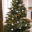 Christmas Ball Ornaments White Gold 80mm 12Pcs 6