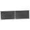 HOMEMAXS Metal Pegboard Panel Wall Mount 2 pcs 4