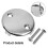 Bathtub Overflow Drain Cover Stylish Design 1 Pack 4