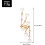 Gold Pearl Ring for Women Chunky Adjustable Stacking Ring 4