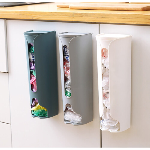 Väggmonterad hållare för plastpåsar, 1-pack