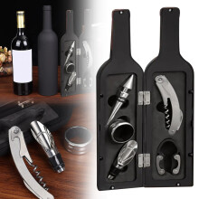 Coffret ouvre-bouteille 5 pièces pour la cuisine, organisateur de cuisine, boîte à outils pour le vin rouge