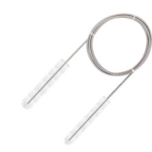 Brosse pour filtre d'aquarium à poils flexibles à double extrémité