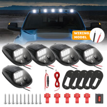 No-Drill Solar Cab LED Roof Lights for Pickup Trucks