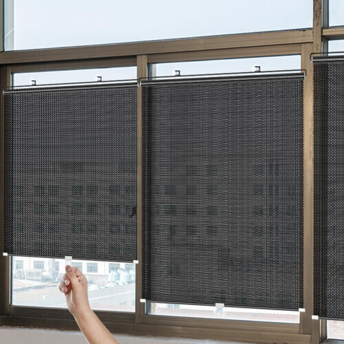 Universal Roller Blinds με βεντούζα, σκίαστρο, κουρτίνα συσκότισης για υπνοδωμάτιο R6O7 2