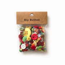Boutons ronds en résine assortis, 0,9-3,5 cm, style 2
