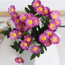 Bouquet de marguerites artificielles en soie, camomille, 12 pièces