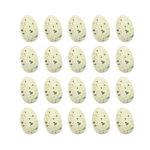 Mini Easter Foam Eggs Speckled 20 pcs 0.791.18 in 2