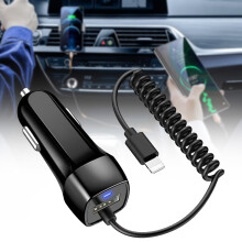 USB Car Charger for iPhone 13 12 11 Pro Max 8 7, Fast